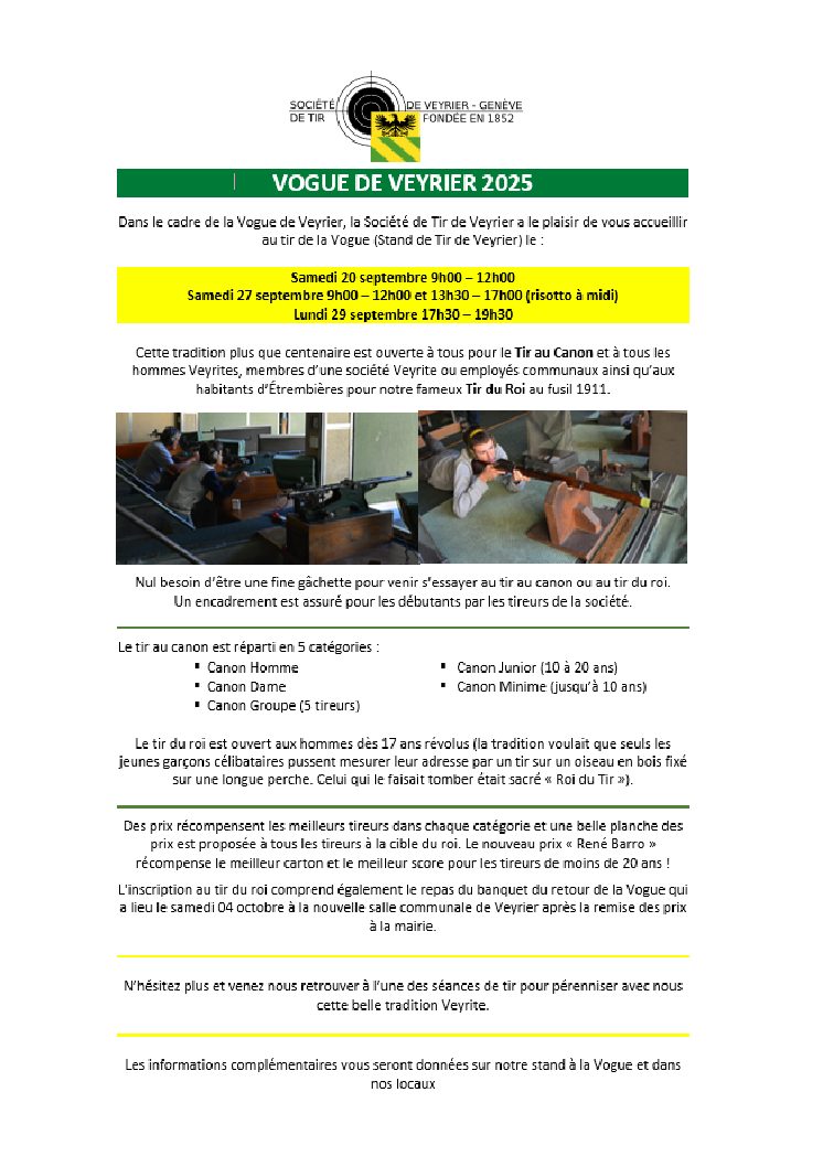 Vogue de Veyrier 2025